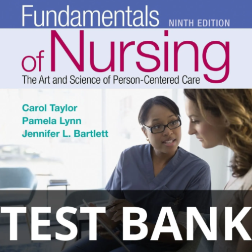 fundamentals of nursing test bank taylor