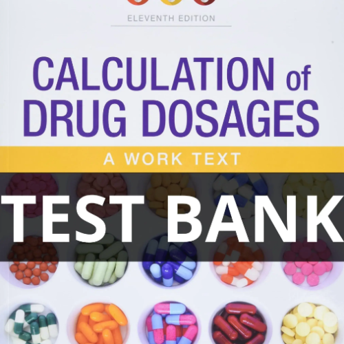 calculation of drug dosages 11th edition test bank