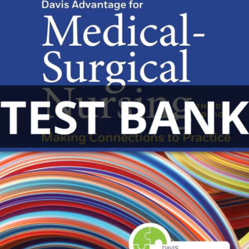 Davis Advantage for Medical-Surgical Nursing test bank
