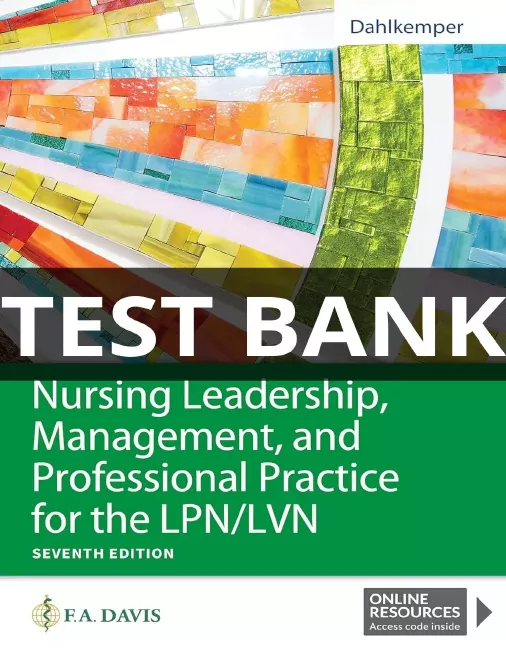 Nursing Leadership Management test bank