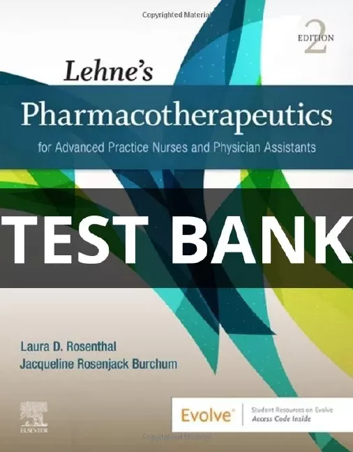 lehne's pharmacotherapeutics test bank