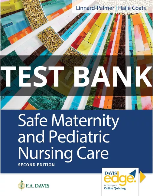 safe maternity and pediatric nursing care test bank
