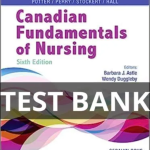 canadian fundamentals of nursing test bank