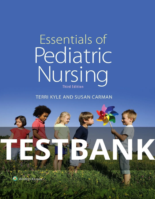 essentials of pediatric nursing test bank