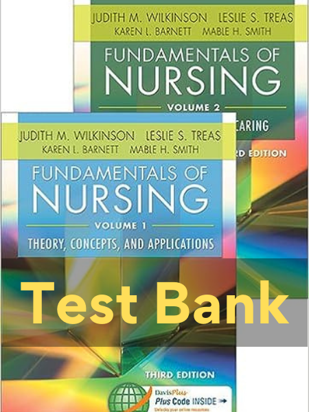 fundamentals of nursing 3rd edition test bank​
