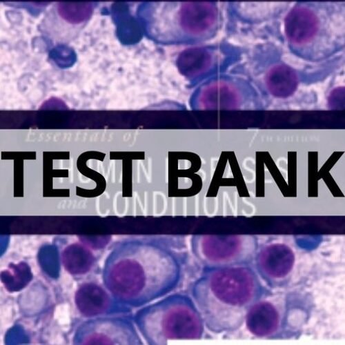 essentials of human diseases and conditions test bank