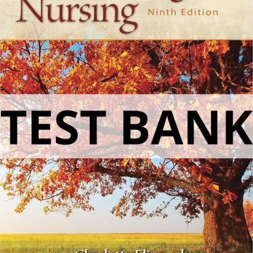eliopoulos gerontological nursing test bank​