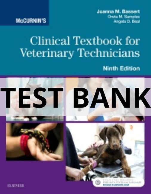 mccurnin's clinical textbook for veterinary technicians​