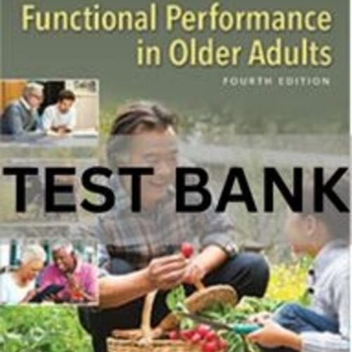 functional and occupational performance in older adults​