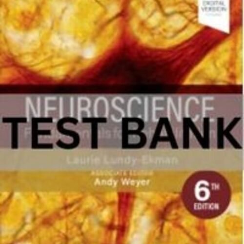 Neuroscience 6th Edition Test Bank. neuroscience test bank