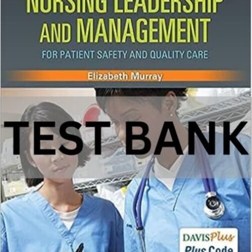 nursing leadership and management test bank​
