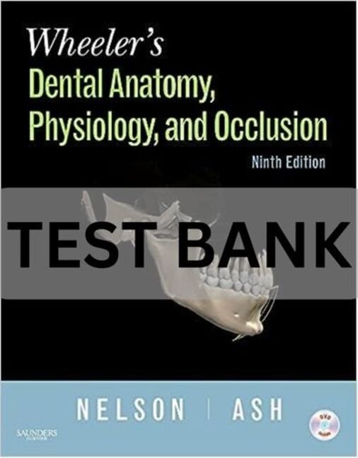 wheeler's dental anatomy physiology and occlusion test bank​